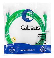 Патч-корд Cabeus PC-UTP-RJ45-Cat.5e-3m-GN Кат.5е 3 м зеленый