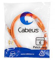 Патч-корд Cabeus PC-UTP-RJ45-Cat.6-1.5m-OR Кат.6 1.5 м оранжевый