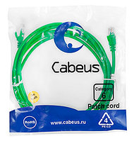 Патч-корд Cabeus PC-UTP-RJ45-Cat.6-3m-GN Кат.6 3 м зеленый