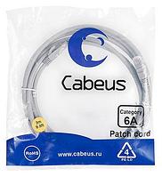 Патч-корд Cabeus PC-UTP-RJ45-Cat.6a-3m-LSZH Кат.6а 3 м серый