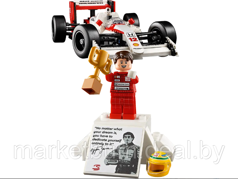 Конструктор LEGO Icons 10330 McLaren MP4/4 и Айртон Сенна - фото 8 - id-p224950518