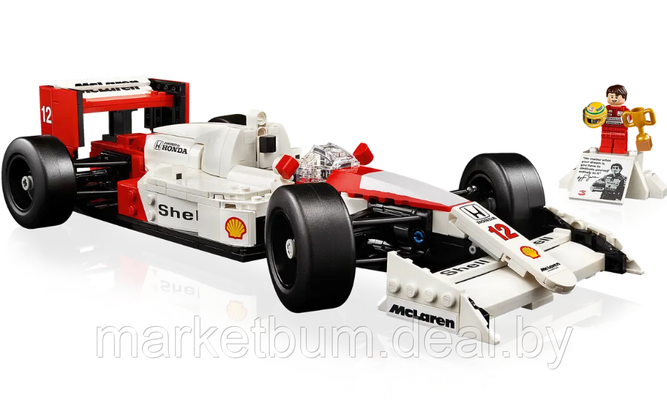 Конструктор LEGO Icons 10330 McLaren MP4/4 и Айртон Сенна - фото 5 - id-p224950518