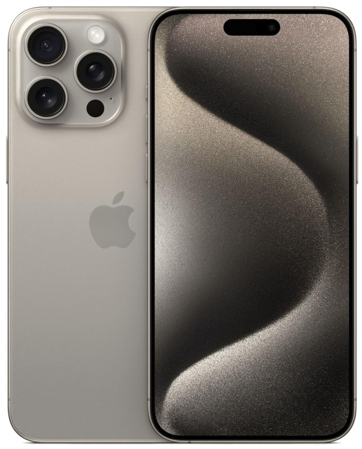 Смартфон Apple A3105 iPhone 15 Pro Max 1Tb титан моноблок 3G 4G 1Sim 6.7" 1290x2796 iOS 17 48Mpix 802.11 - фото 1 - id-p224950512