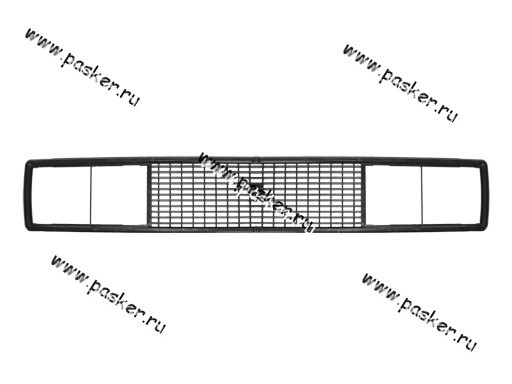 Решетка радиатора ВАЗ-2106 (пара) черная Россия - фото 1 - id-p224918317