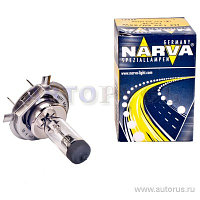 Лампа галоген 12V H4 60/55W P43t NARVA Standard, 1шт.