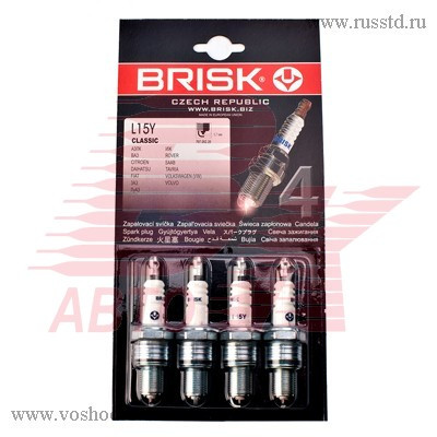 Свеча зажигания ВАЗ-2101-21099 L15Y  (ком-т 4шт)  BRISK