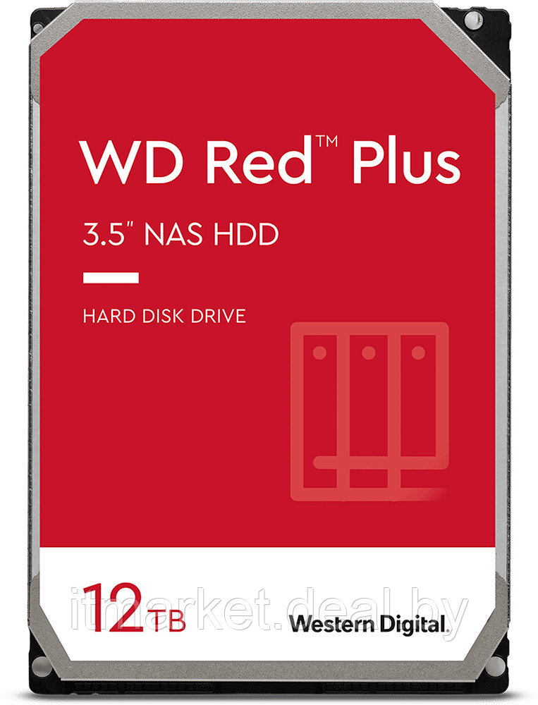 Жесткий диск 12Tb Western Digital Red (WD120EFBX) - фото 1 - id-p224951453