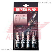 Свеча зажигания ВАЗ-2101-21099 LR15TC 3-х электродные (ком-т 4шт) BRISK