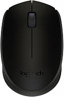 Мышь Logitech "B170", беспроводная, 1000 dpi, 3 кнопки, черный