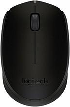 Мышь Logitech "B170", беспроводная, 1000  dpi, 3 кнопки, черный