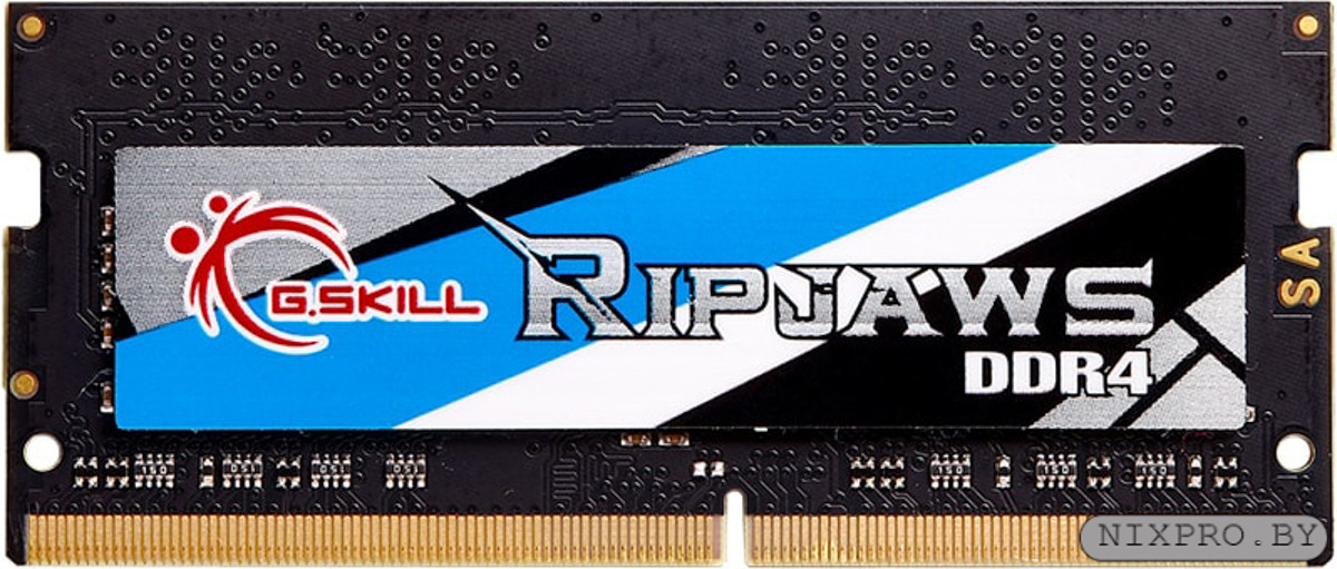 SO-DIMM DDR IV 8Gb PC-25600 3200MHz G.Skill Ripjaws (F4-3200C22S-8GRS) - фото 1 - id-p224950924