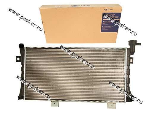 Радиатор охлаждения ВАЗ-21214 алюмин. ДЗА (ДААЗ) (фирм. упак. LADA) - фото 1 - id-p224918790