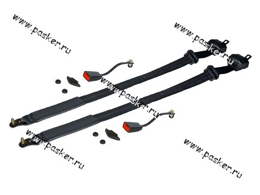 Ремень безопасности ВАЗ-2101-07 инерционные передние (комплект с фиксаторами) Самара - фото 1 - id-p224917921