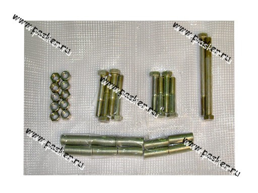 Втулки реактивных штанг ВАЗ-2101-07, 2121,31 метал. (к-т: мал 6шт. + боль 4шт) с крепежом вакуум. уп - фото 1 - id-p224919733
