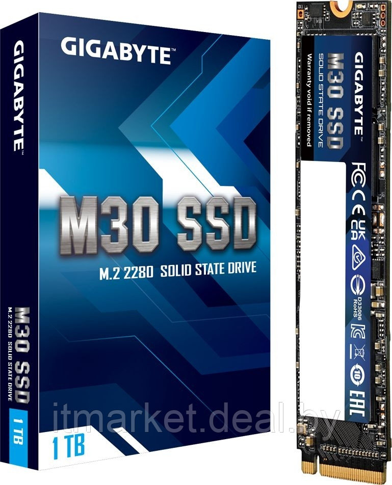 Жесткий диск SSD 1Tb Gigabyte M30 (GP-GM301TB-G) - фото 1 - id-p224951455