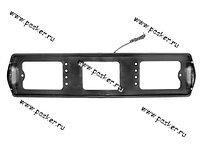 Рамка номерного знака заднего подсветка боковая черная ДЕЛЬТА-ПРО