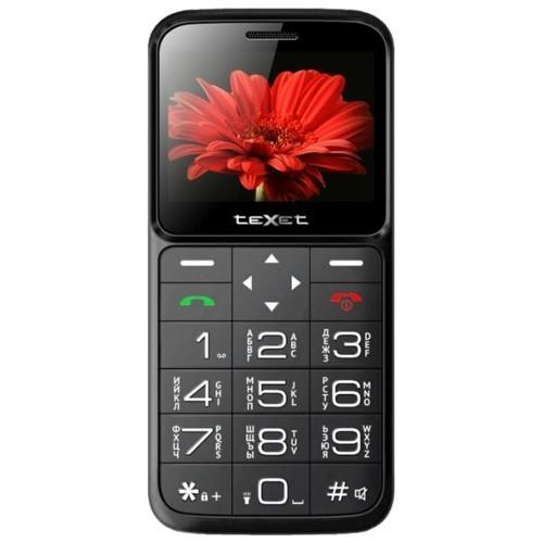 TEXET TM-B226 Мобильный телефон цвет черный-красный - фото 1 - id-p224952675