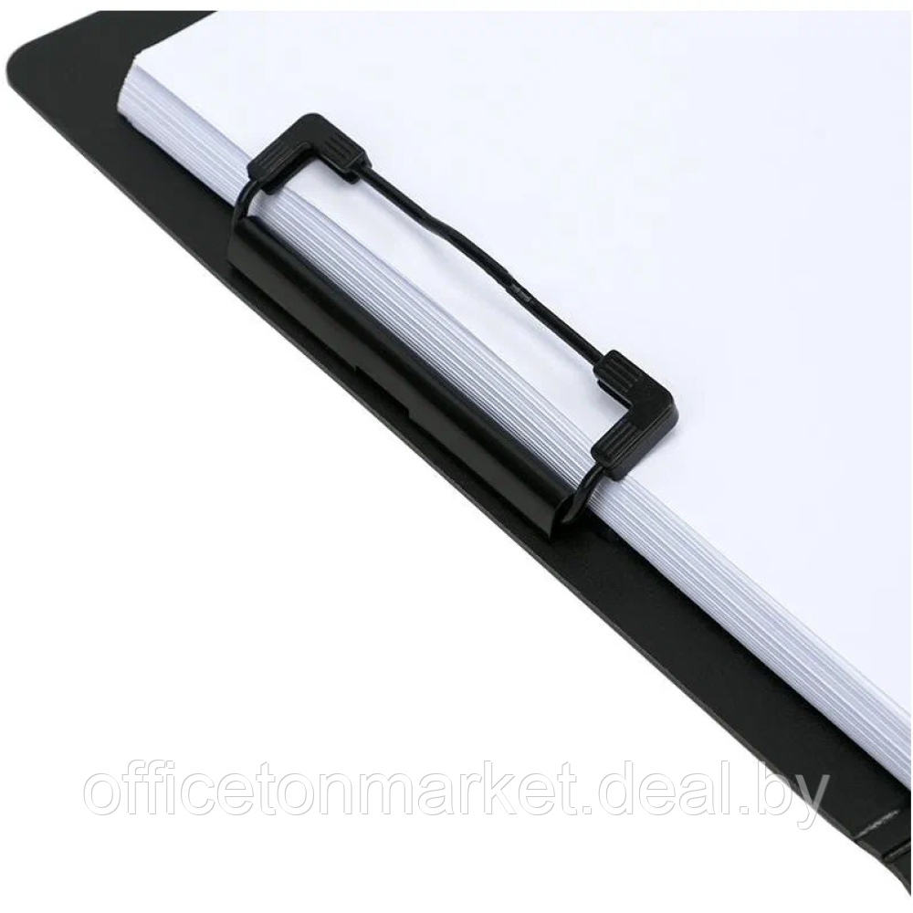 Планшет открывающийся с зажимом "Deli", A4, светло-серый - фото 3 - id-p224951434