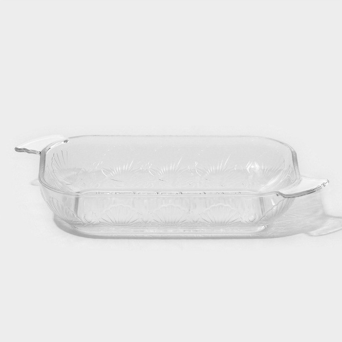 Блюдо-шубница «Ракушка», стеклянное, 30×16×5 см, в подарочной упаковке - фото 2 - id-p224952990