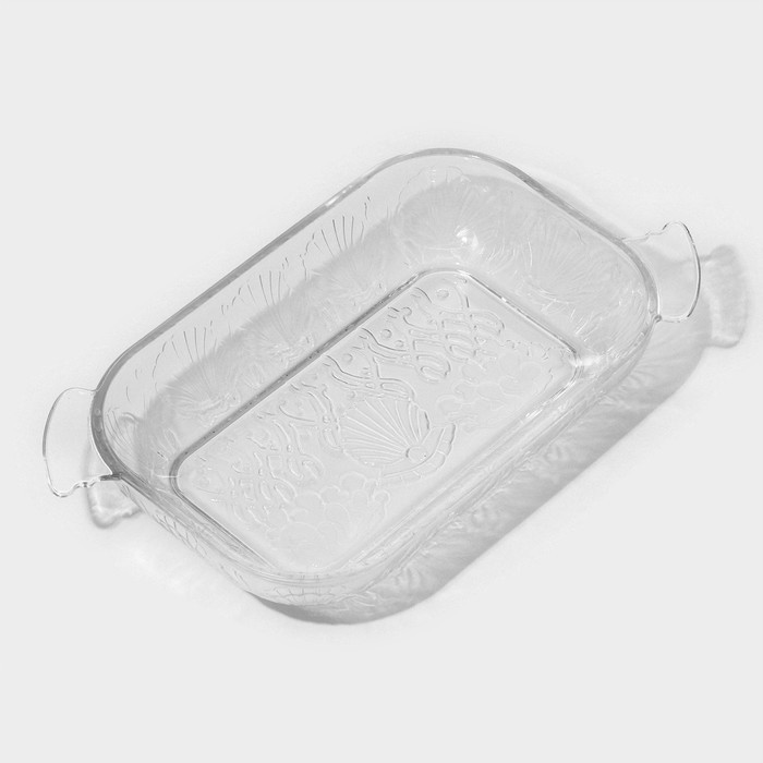 Блюдо-шубница «Ракушка», стеклянное, 30×16×5 см, в подарочной упаковке - фото 3 - id-p224952990