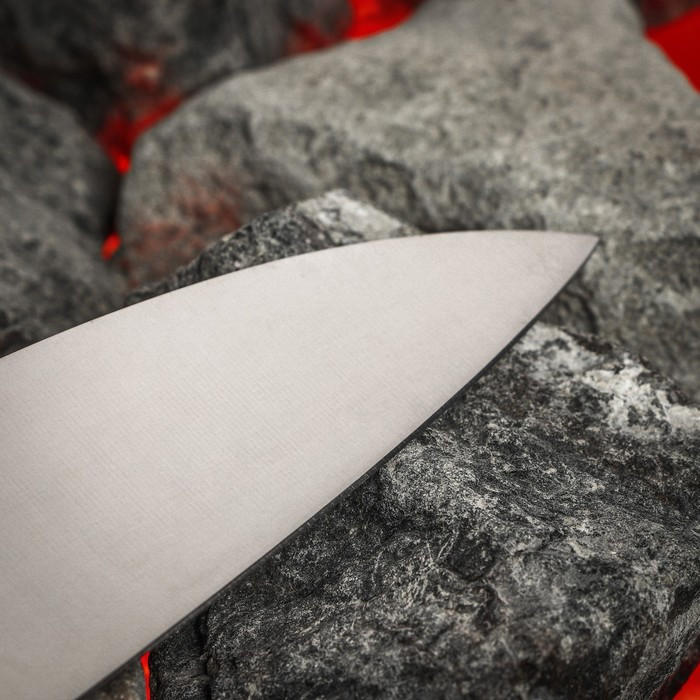 Нож кухонный Samura HARAKIRI, шеф, лезвие 24 см, белая рукоять - фото 4 - id-p224953014