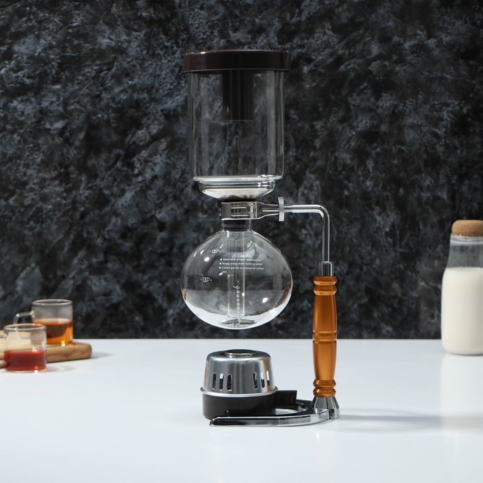 Габет (сифон) стеклянный для заваривания кофе «Колумб», 500 мл, 16×11×38,5 см - фото 8 - id-p224953034