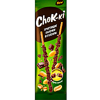 Палочки в глазури "Choki-ki", с арахисом, 40 г