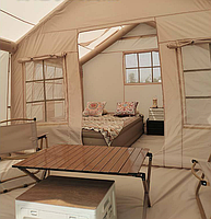 Надувная палатка 4*3*2. 14м.кв. Двухкомнатная, фото 9