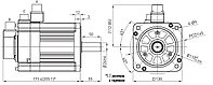 Серводвигатель, EM1-D-M-2K-2-0-F-0-D, HIWIN