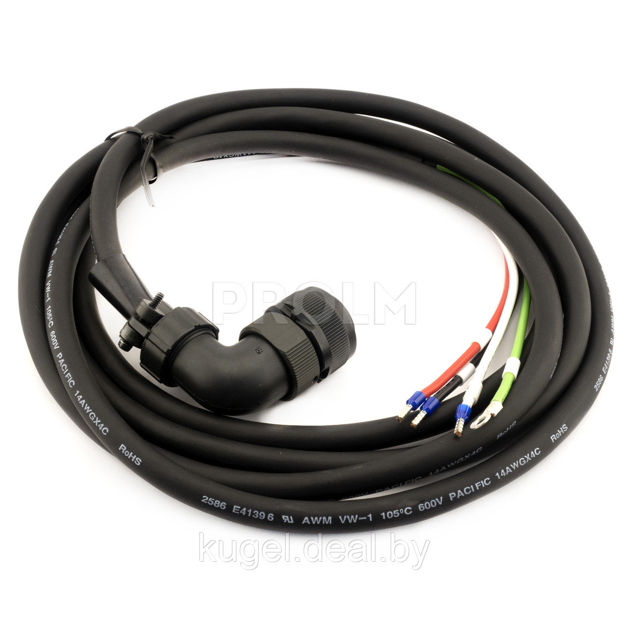 Силовой кабель серводвигателя, HVPM04CB07MB, HIWIN - фото 1 - id-p224953644