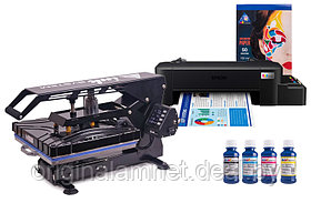 Планшетный термопресс INKSYSTEM SP AO3838 38*38 см и принтер Epson L121 с набором для сублимационной печати