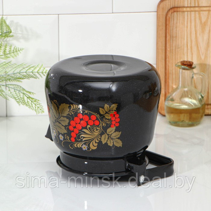 Чайник «Рябинушка», чёрный рябчик, с петлёй, 3,5 л - фото 3 - id-p224954917