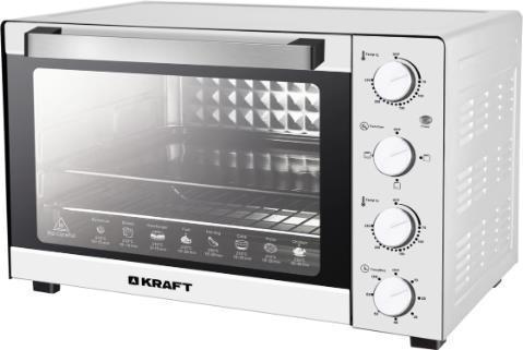 Мини духовая печь настольная электрическая духовка жарочный шкаф для выпечки дачи KRAFT KFC-MO 450 HW - фото 1 - id-p224954621