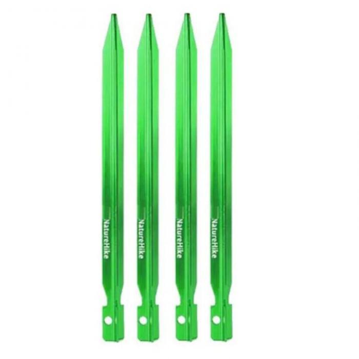 Колышки Naturehike 25cm 4шт Green NH15A009-I-4GR