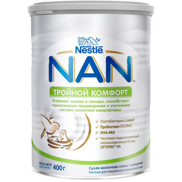 Смесь Nestle NAN тройной комфорт 400г - фото 1 - id-p224955070