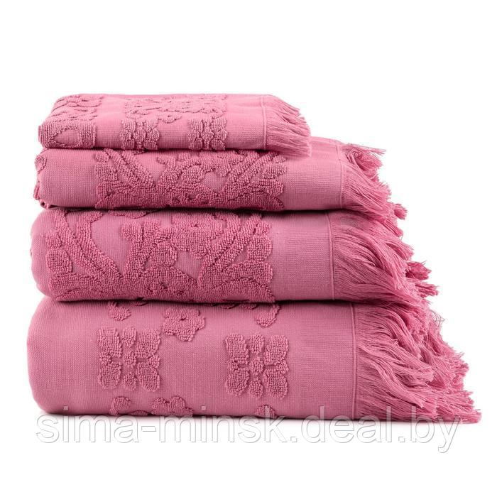 Полотенце Arya Home Isabel Soft, размер 70x140 см, цвет сухая роза - фото 2 - id-p224956255