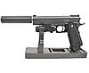 Страйкбольный пистолет Stalker SA5.1S (6 мм, Colt 1911) с глушителем, фото 5