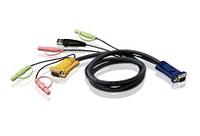 KVM-кабель ATEN 2L-5305U. USB+звук KVM Cable