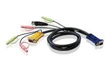 KVM-кабель ATEN 2L-5303U. USB+audio KVM Cable rdv кабель с интерфейсом звука