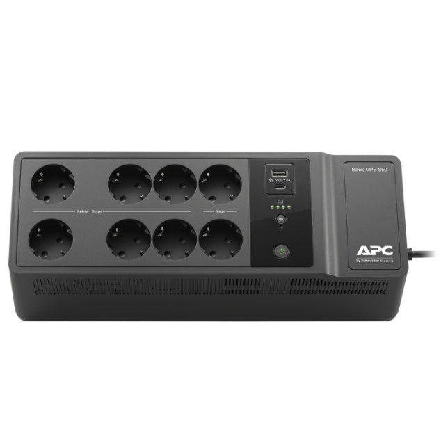 Источник бесперебойного питания APC Back-UPS BE850G2-RS (APC Back-UPS 850VA. 520Вт. USB Type-C и A порты - фото 1 - id-p220114490