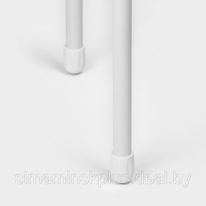 Табурет с пластмассовым сиденьем, цвет белый - фото 3 - id-p224957981
