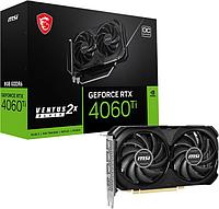 Видеокарта NVIDIA GeForce MSI RTX 4060Ti VENTUS 2X BLACK 8G (RTX 4060 TI VENTUS 2X BLACK 8G) 8Gb GDDR6