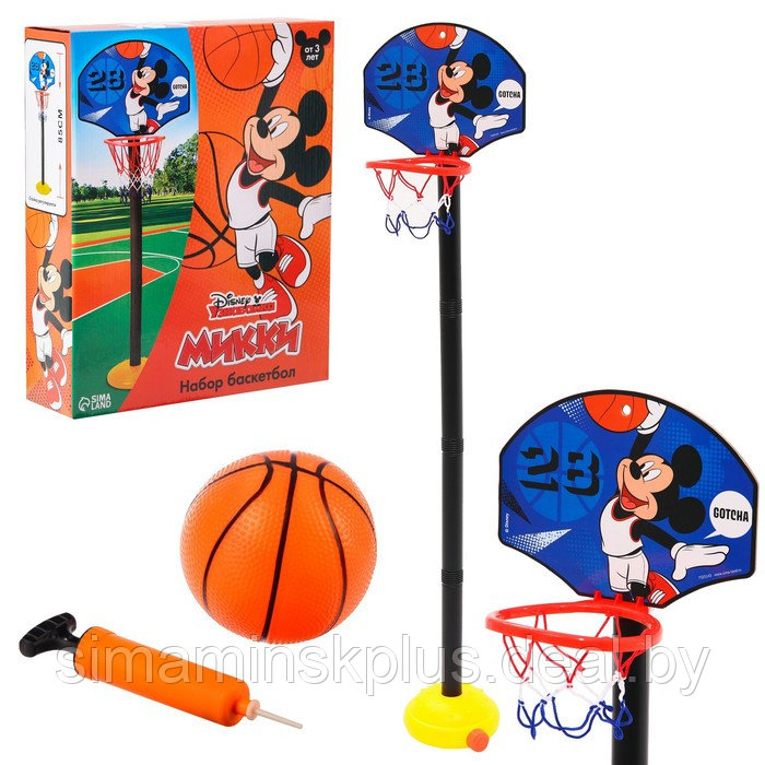 Баскетбольная стойка, 85 см, Микки Маус Disney - фото 1 - id-p224958681