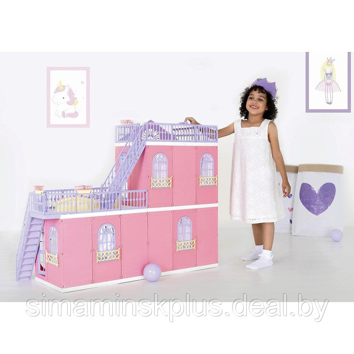 Коттедж двухэтажный для кукол «Маленькая принцесса» - фото 2 - id-p224958716
