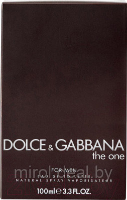 Туалетная вода Dolce&Gabbana The One for Man - фото 2 - id-p224959401