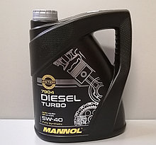 5W-40 Diesel Turbo Масло моторное MANNOL ESTER  7904, 5л.