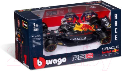 Масштабная модель автомобиля Bburago Oracle Red Bull Racing RB18 2022 / 18-380611 - фото 5 - id-p224959424