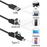 Видеоэндоскоп USB, 1Мп, 1280x720, 3,5м, 3.9мм зонд iCartool IC-V107, фото 3