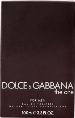 Туалетная вода Dolce&Gabbana The One for Man - фото 2 - id-p224960597