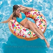 Круг надувной для плавания Intex Пончик в глазури 99x25 см (56263NP)